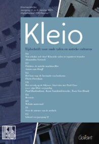 KLEIO jrg. 52, nr. 4 (okt 2023)