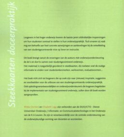 Steekkaarten doceerpraktijk