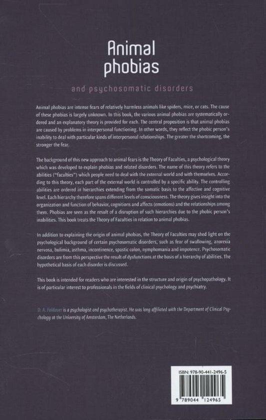 Animal phobias and psychosomatic disorders - Afbeelding 2