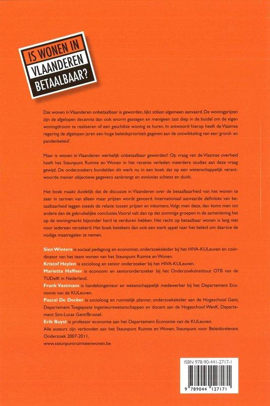 Is wonen in Vlaanderen betaalbaar?