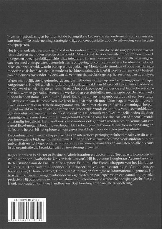 De investeringsbeslissing. Een beleidsgerichte analyse (+ cd-rom)