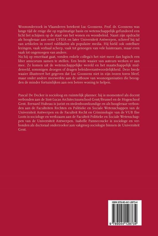 Zo lang de leeuw kan bouwen. Liber amicorum prof. dr. Luc Goossens