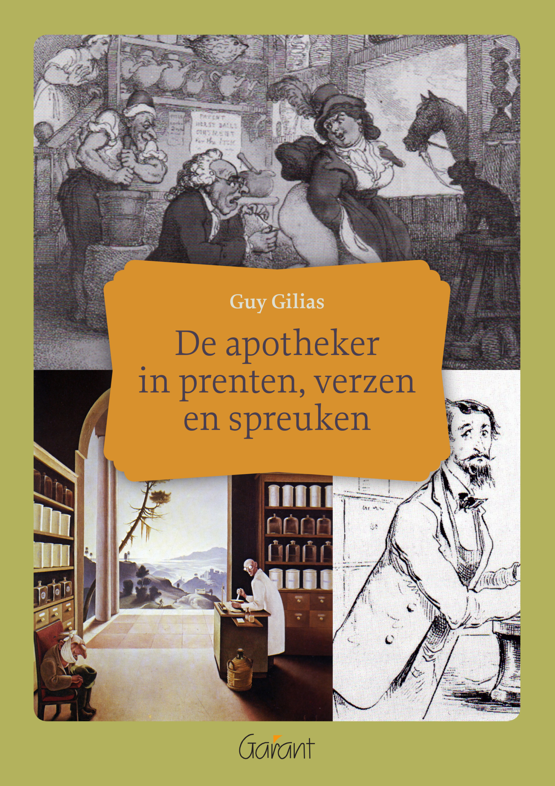 De apotheker in prenten, verzen en spreuken