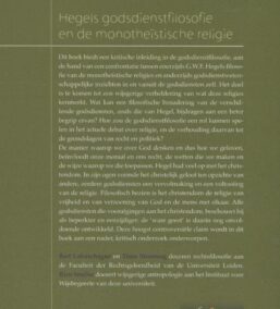Hegels godsdienstfilosofie en de monotheïstische religies. Een actuele confrontatie (Reeks Omtrent Filosofie nr 5)