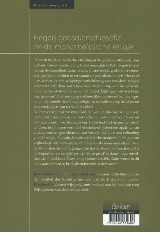 Hegels godsdienstfilosofie en de monotheïstische religies. Een actuele confrontatie (Reeks Omtrent Filosofie nr 5) - Afbeelding 2