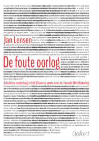 De foute oorlog. Schuld en nederlaag in het Vlaamse proza over de Tweede Wereldoorlog (Academisch Literair, nr. 9)