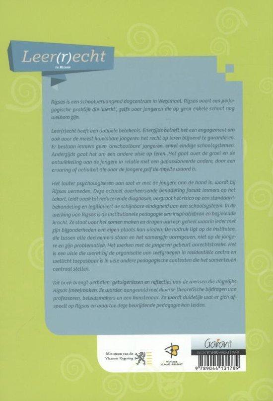 Leer(r)echt in Rizsas. Institutionele pedagogie (IP). Praktijk en reflectie - Afbeelding 2