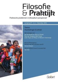 Tijdschrift Filosofie & Praktijk - Jrg. 37 (2016), nr. 4