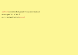 Jaarboek KMSKA 2013-2014