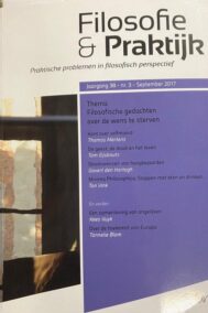 Tijdschrift Filosofie & Praktijk- Jrg.38 (2017) Nr.3. Thema: Filosofische gedachten over de wens te sterven