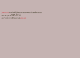 Jaarboek KMSKA 2017-2018