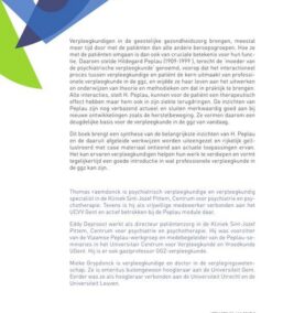 De interpersoonlijke relatie vanuit Peplau’s perspectief. Inspiratie voor de GGZ-verpleegkunde