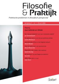 Journalistiek en Ethiek. Themanummer Filosofie & praktijk 41/1  (jan 2020)