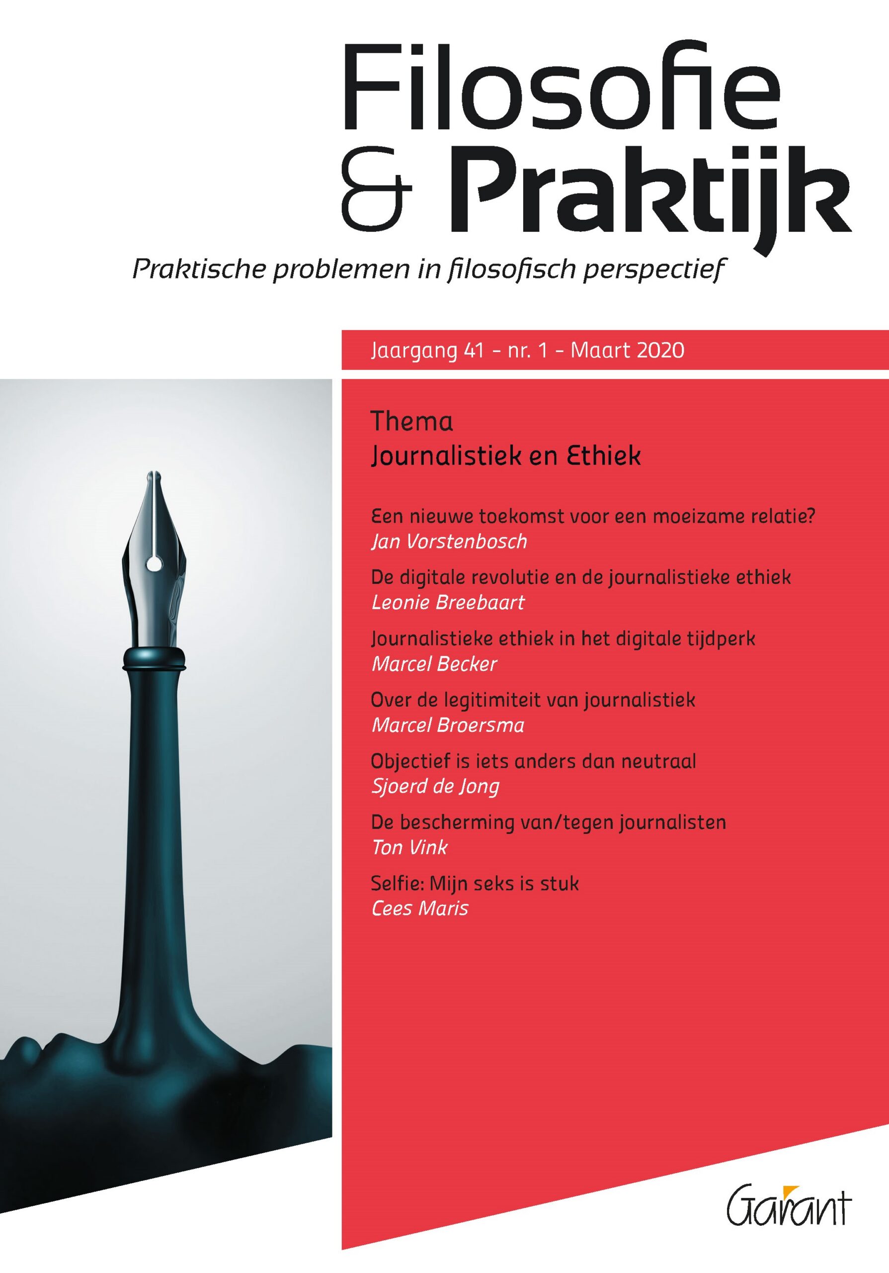 Journalistiek en Ethiek. Themanummer Filosofie & praktijk 41/1 (jan 2020)