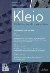 Themanr Kleio jrg. 50 nr. 3/4 ( juni-okt 2021)
In de spits – Onbekend onbemind – Publieke stemmen