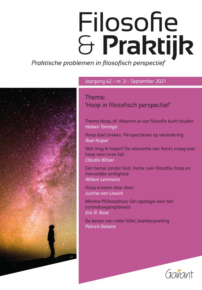 Hoop in filosofisch perspectief - Filosofie & Praktijk jg 42 nr. 3 (2021)