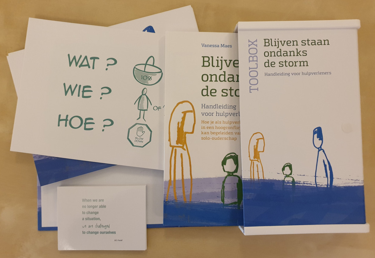 Blijven staan ondanks de storm - Toolbox. Handleiding voor hulpverleners.