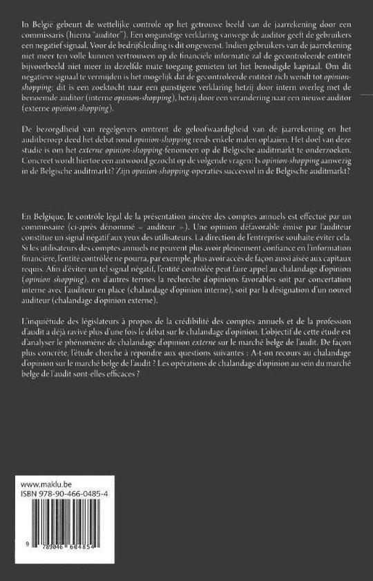 Opinion-shopping: illusie of realiteit (Reeks ICCI 2011-3) - Afbeelding 2