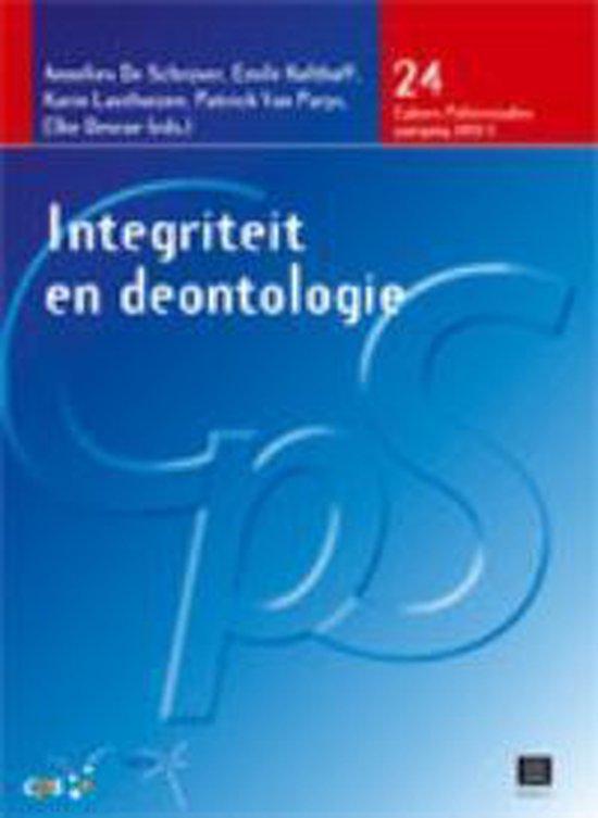 Integriteit en deontologie (CPS 2012 - 3, nr. 24)