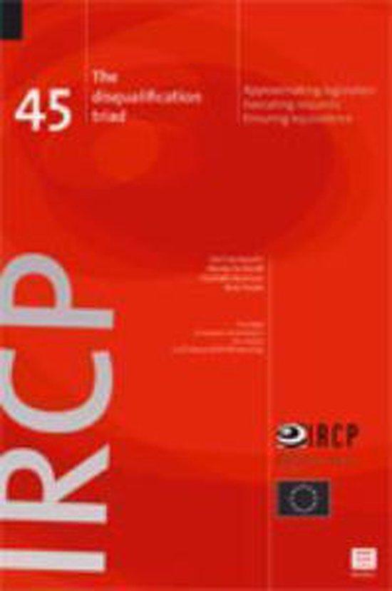 The disqualification triad (IRCP-series, vol. 45)