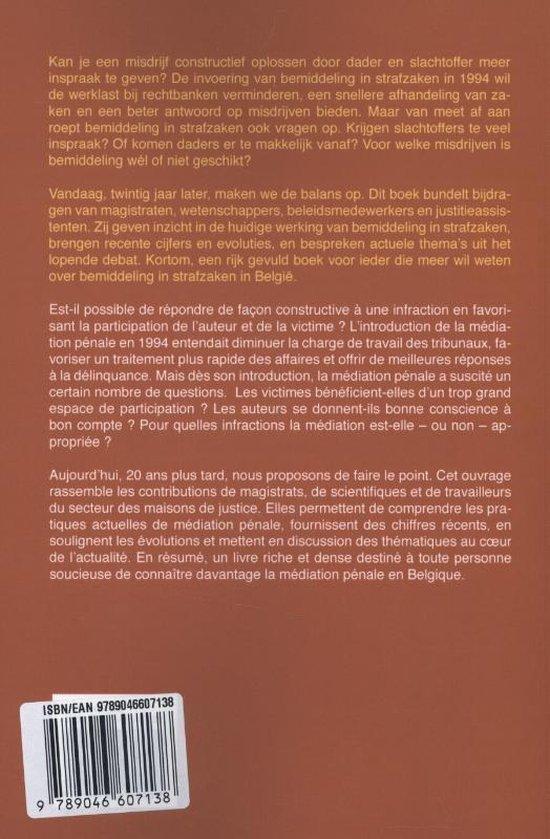 Bemiddeling in strafzaken. Een wispelturig debat / Médiation pénale. La Diversité en débat - Afbeelding 2