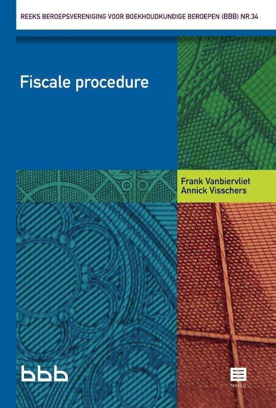 Fiscale Procedure,Reeks BBB.Nr 34