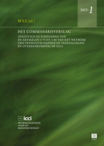 Het commissarisverslag. - Opgesteld in toepassing van de artikelen 3:75 en 3:80 van het Wetboek van vennootschappen en verenigingen en overeenkomstig de ISA’s (ICCI 2023-1)
