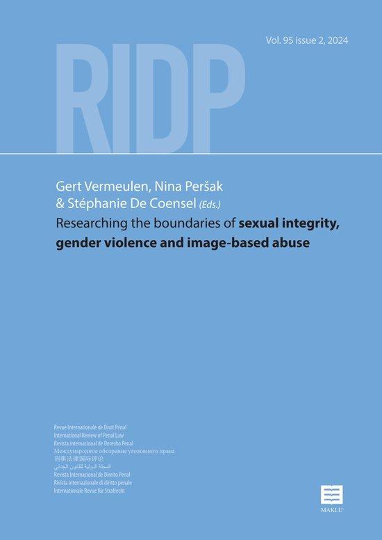 RIDP 95.2 (2024) | Researching the boundaries of sexual integrity, gender violence and image-based abuse