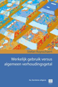 Werkelijk gebruik versus algemeen verhoudingsgetal. 4de herziene uitgave