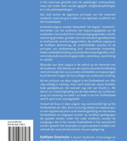 Algemeen strafrecht  – een overzicht editie – 8ste herziene uitgave