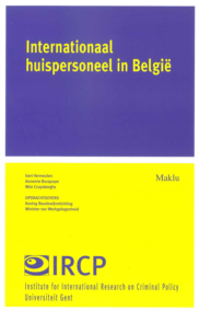 Internationaal huispersoneel in België./Le personnel domestique international en Belgique (IRCP-reeks)