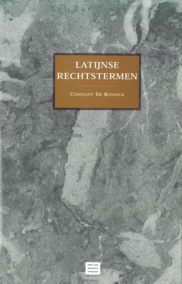 Latijnse rechtstermen