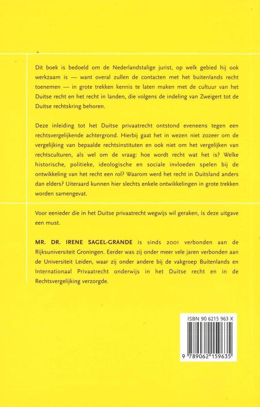 Duits privaatrecht. Een inleiding tot het hedendaagse recht tegen de achtergrond van rechtshistorische en rechtsculturele ontwikkelingen. Tweede volledig herziene uitgave