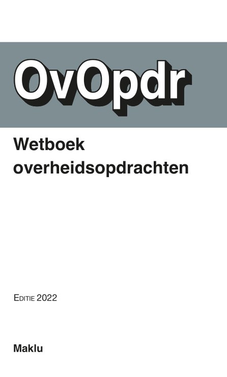 Wetboek overheidsopdrachten, Editie 2022