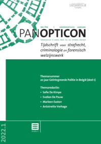 Panopticon - Tijdschrift voor strafrecht, criminologie en forensisch welzijnswerk -2022 nr.1