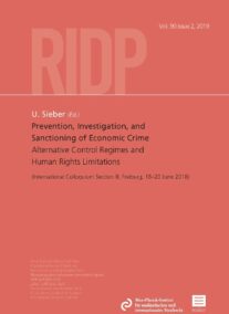 RIDP2019Vol90/iss2-Prevention, investigation, and sanctioning of economic crime. Alternative control regimes and human rights limitations