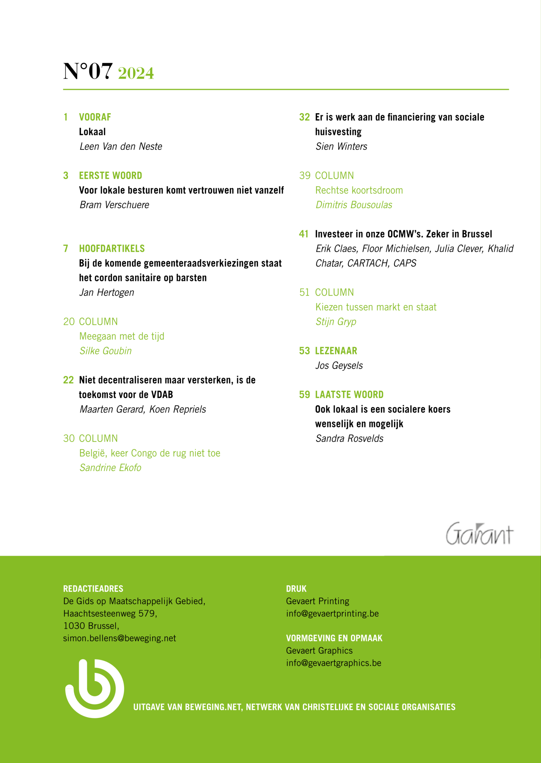 De Gids op maatschappelijk gebied. Jrg 115 (2024) Nr. 7 (September)