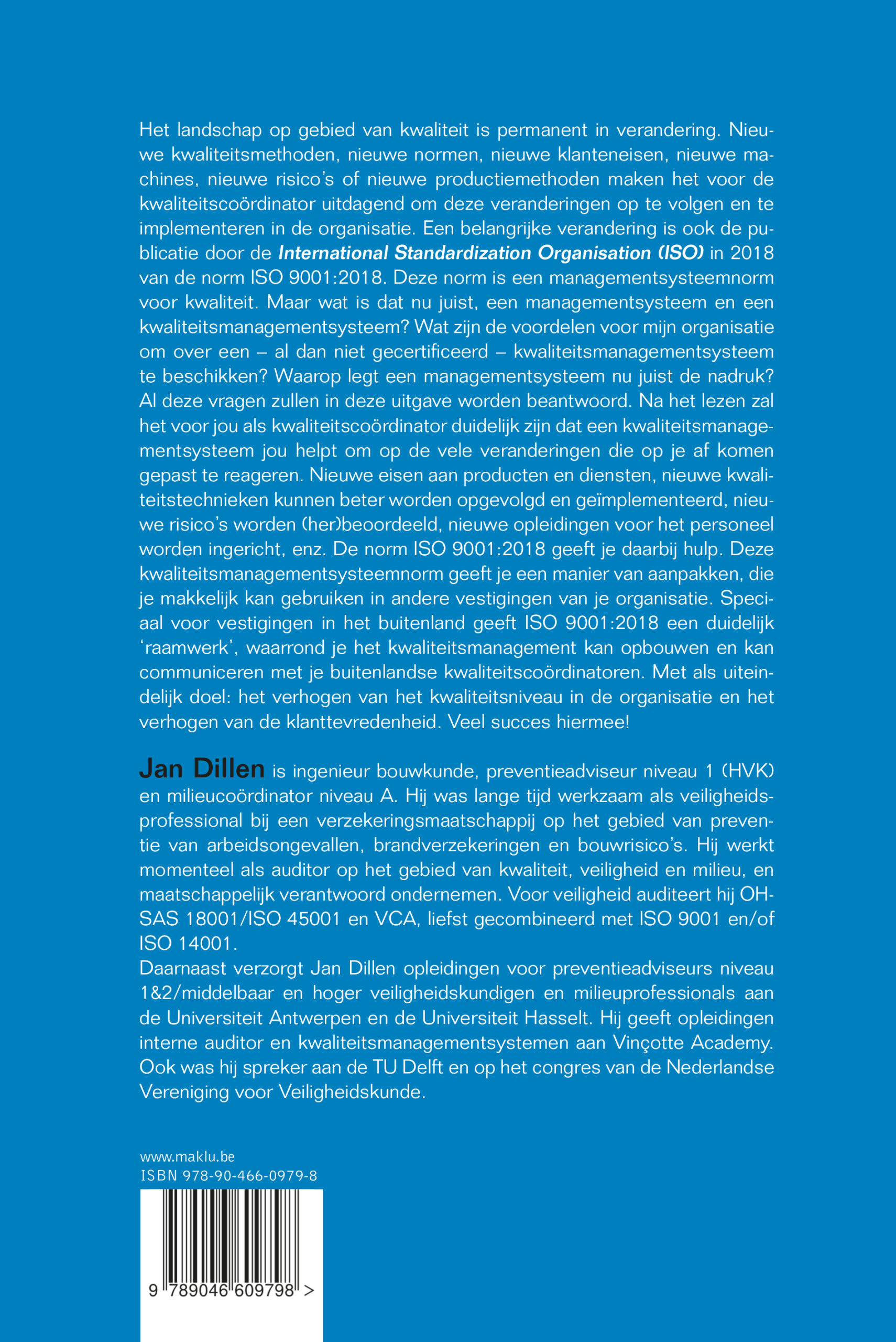 Kwaliteitsmanagementsystemen. De ISO 9001-norm