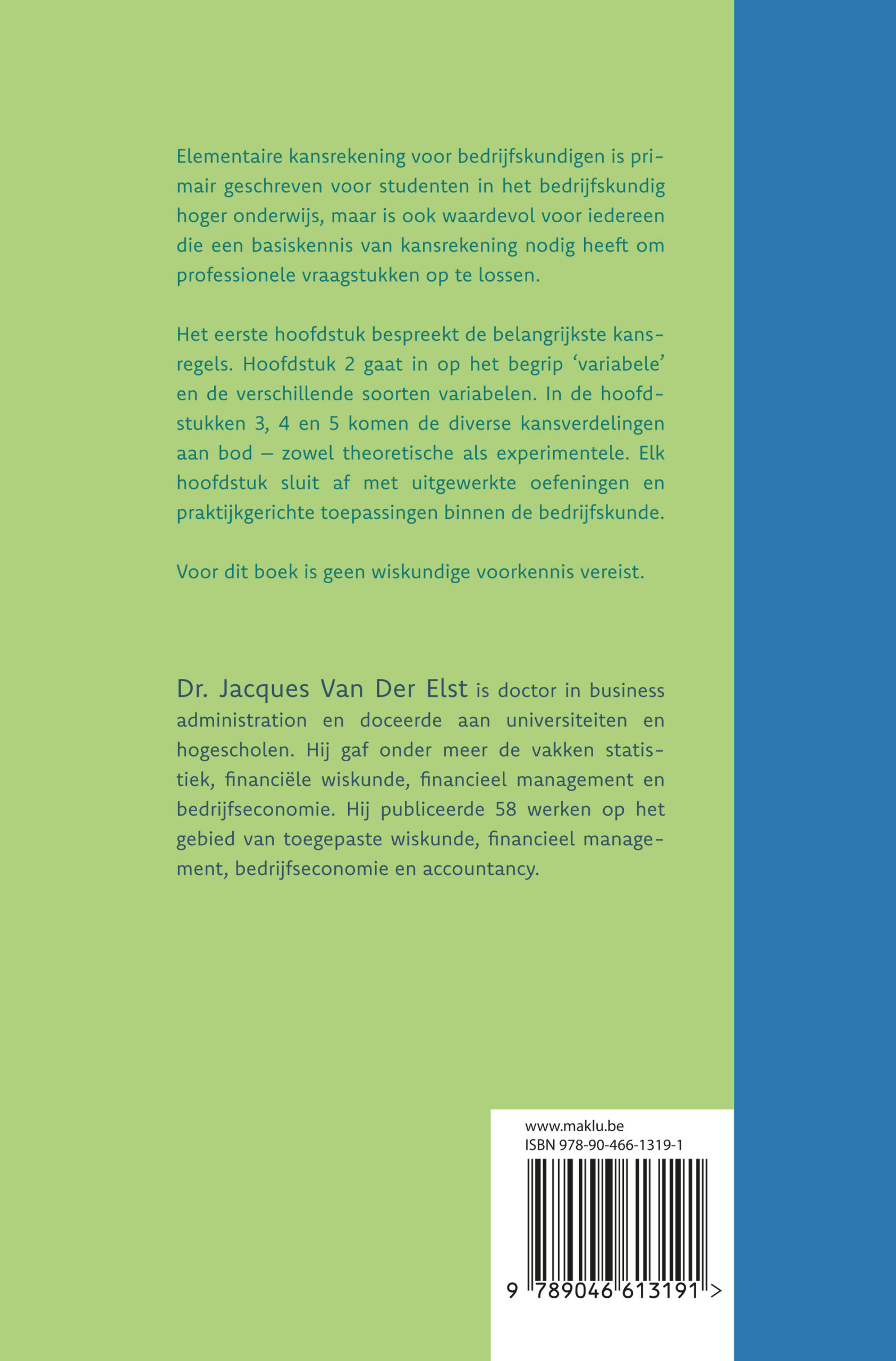 Elementaire kansrekening voor bedrijfskundigen
