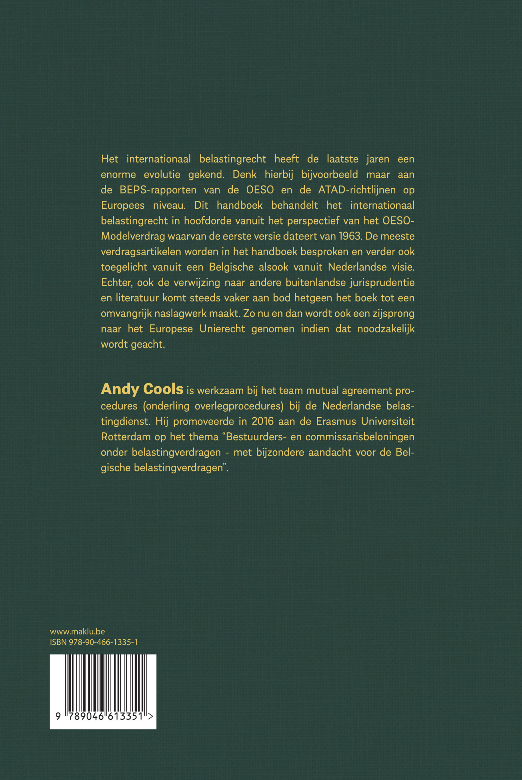 Internationaal belastingrecht in hoofdlijnen – 3e, herziene uitgave