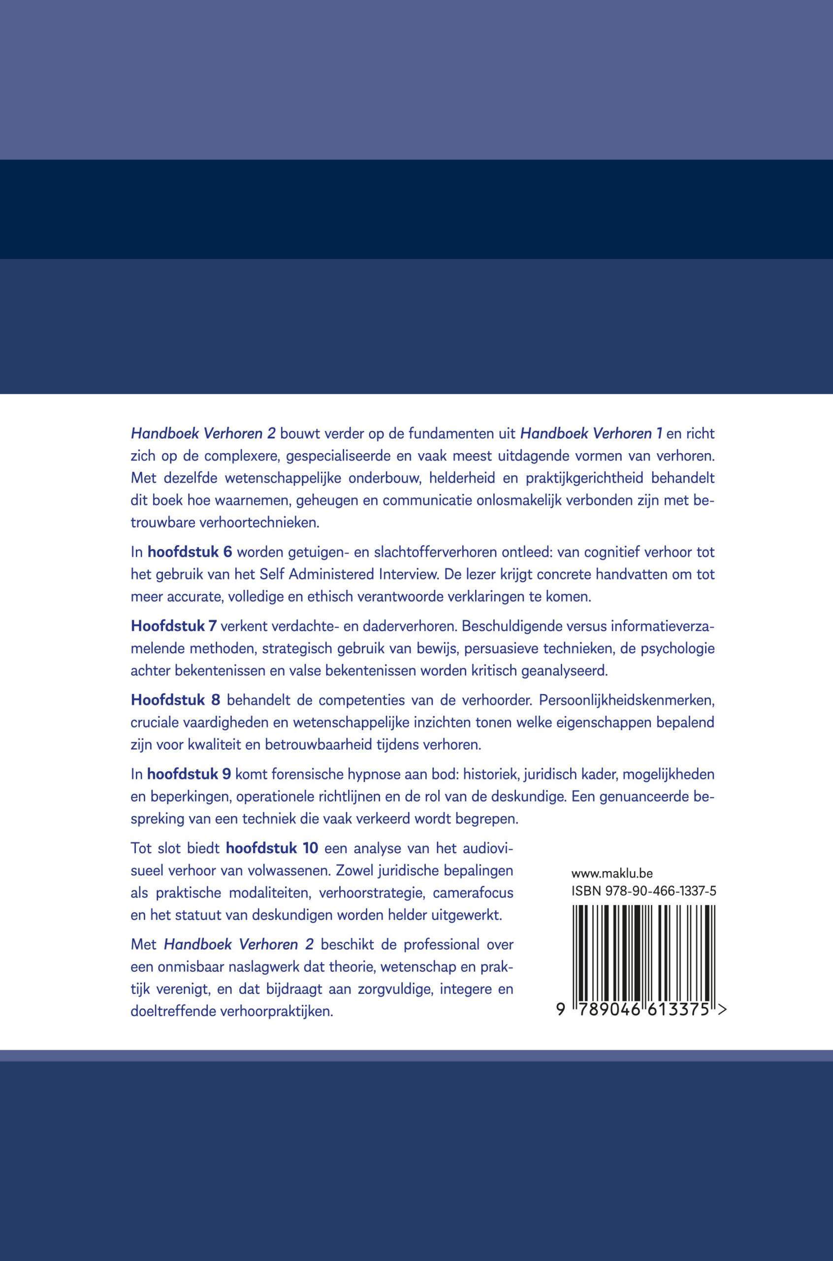 Handboek verhoren 2 | 3de, herziene uitgave