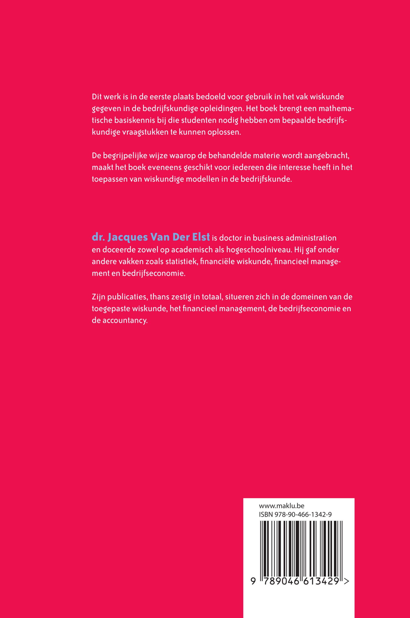 Inleiding in de bedrijfskundige wiskunde – 2e editie